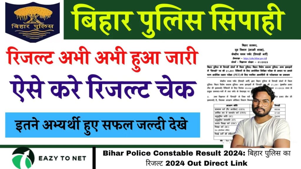 Bihar Police Constable Result 2024