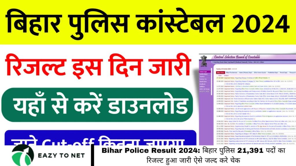 Bihar Police Result 2024