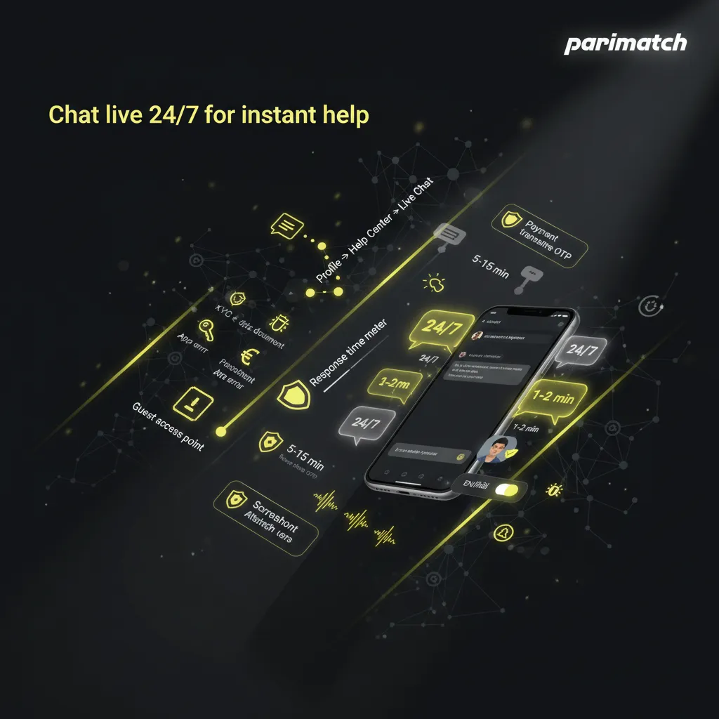 Parimatch 24/7 Live Chat Support: Instant Help in English & Hindi
