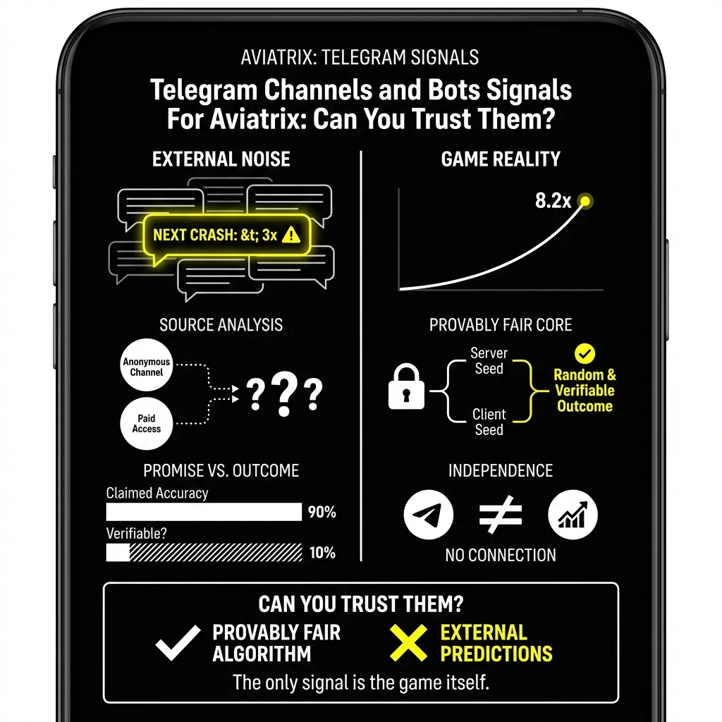 valuating the reliability of Aviatrix prediction bots on Telegram
