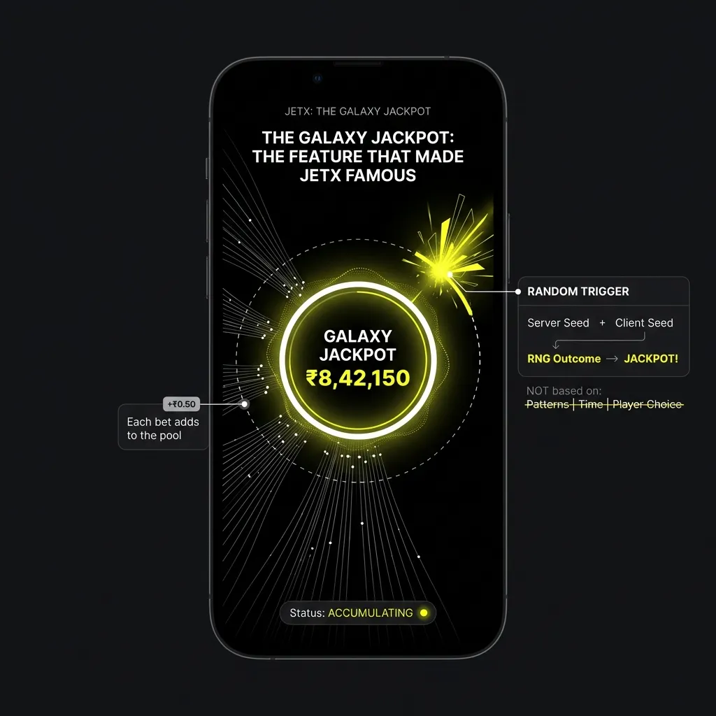 Understanding the progressive Galaxy Jackpot in JetX crash game