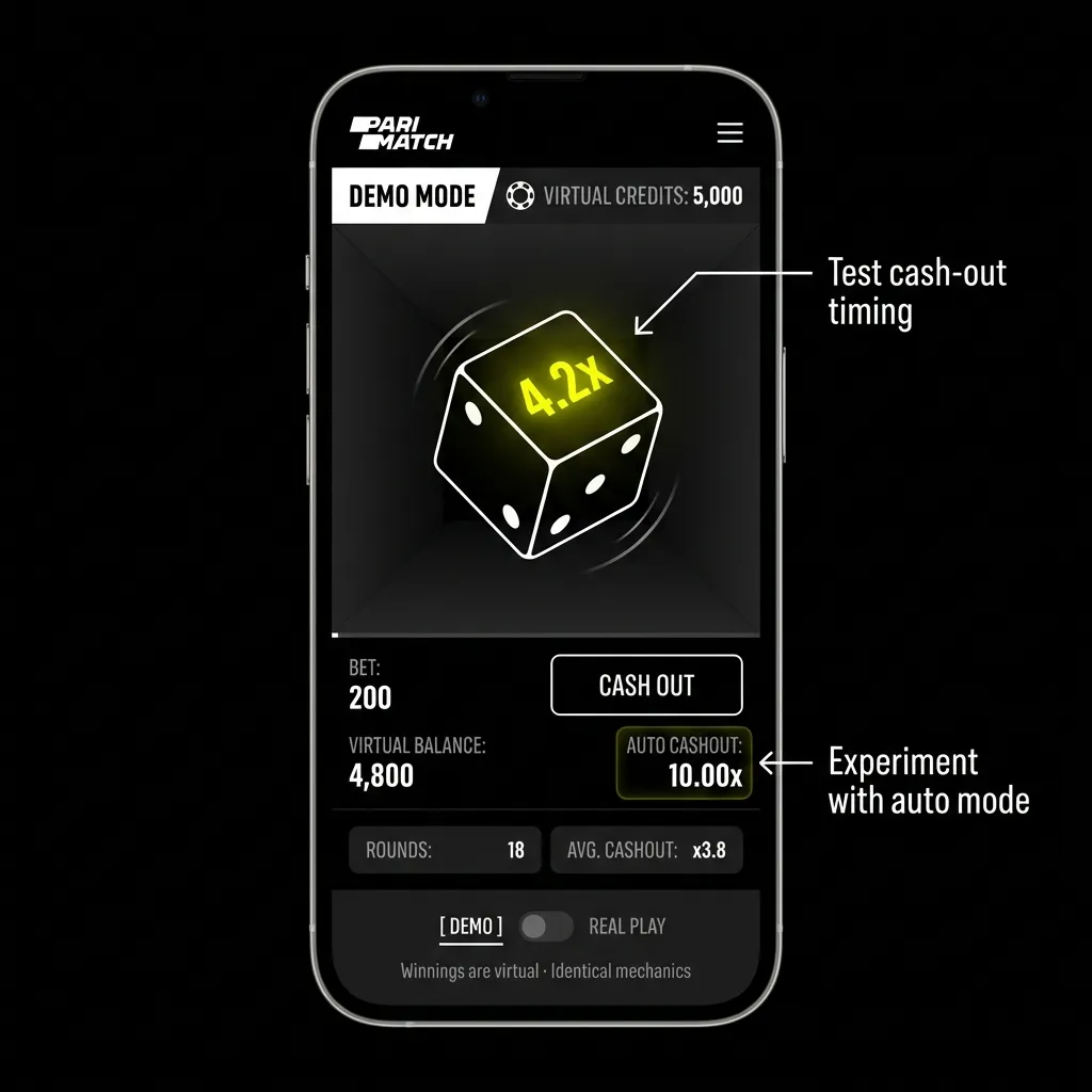Play Spribe Dice in free demo version to test strategies on Parimatch