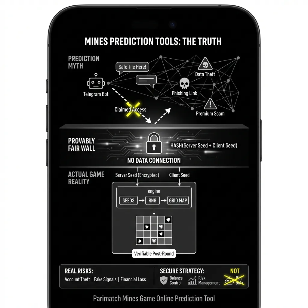 Parimatch Mines game online prediction tools - myths and reality