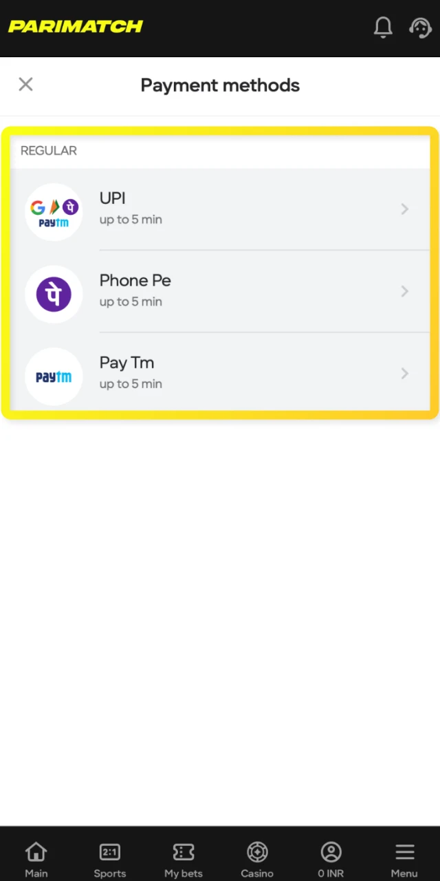 Add funds to your account using a local payment method to start playing Penalty Champion.