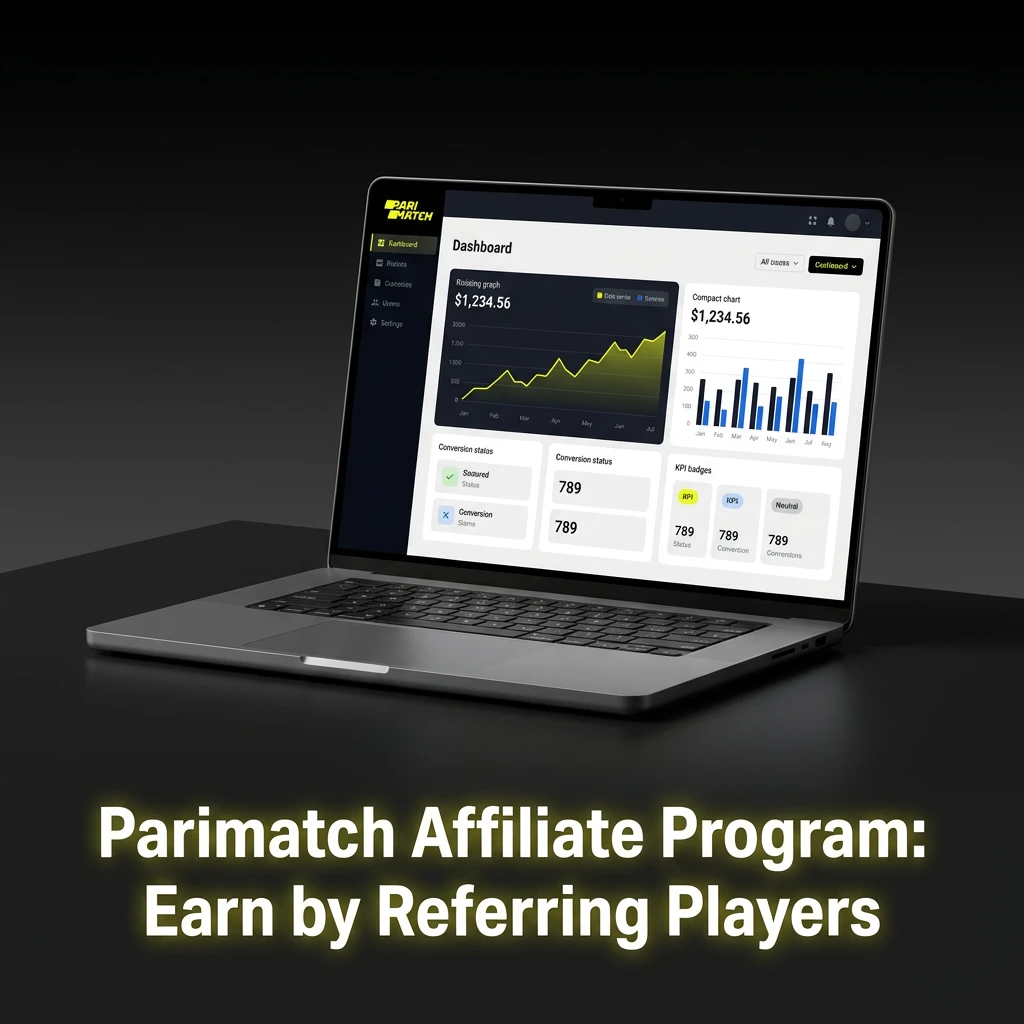 Parimatch affiliate program dashboard showing commission structures and marketing tools for referring players in India